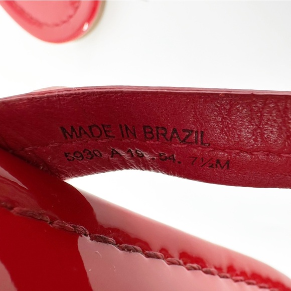 Tory Burch Limited Edition Red Sandals 7.5 - Picture 6 of 7